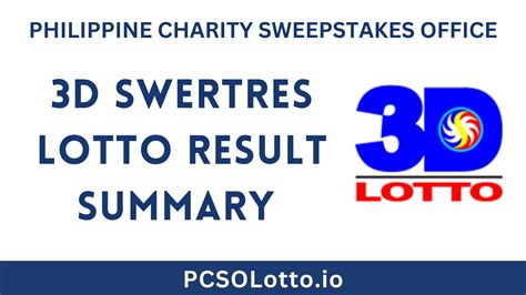 swertres lotto summary result